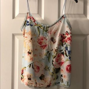 New York and Company size XS silky floral tank